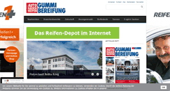 Desktop Screenshot of gummibereifung.de